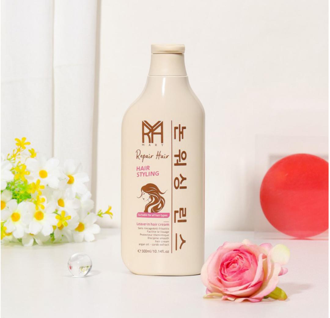 کرم موی حالت‌دهنده و ترمیم‌کننده بعد حمام ماری Mary حاوی روغن آرگان و عصاره خرنوب حجم 300 میل