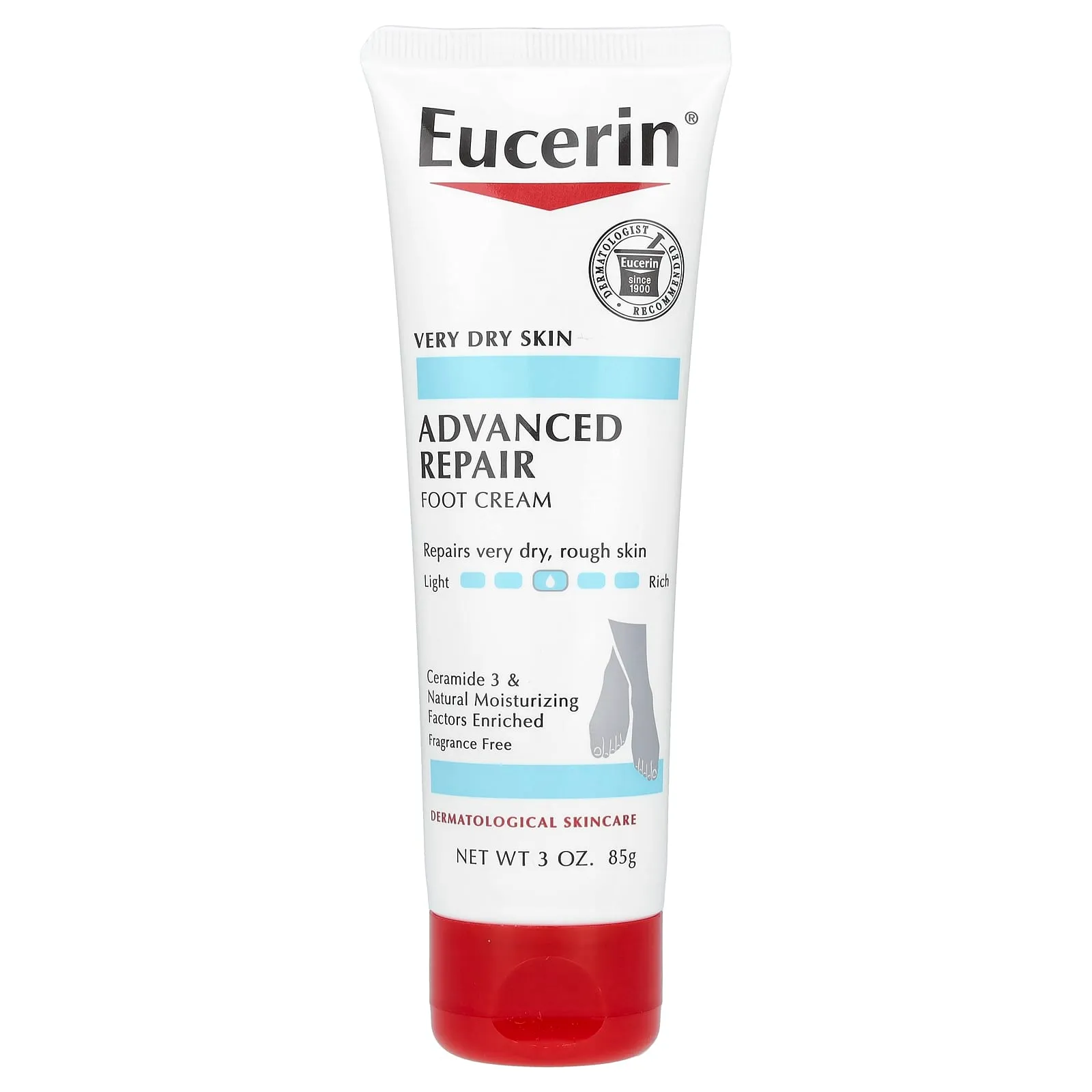 eucerin-advanced-repair-light-feel-fubcreme-masokala.com کرم پا ترمیم کننده اوسرین مدل Advanced Repair