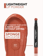 رژ لب مات و مخملی کوشنی فلورمار Flormar مدل Lip Powder رنگ Ladylike شماره 01 - Image 3