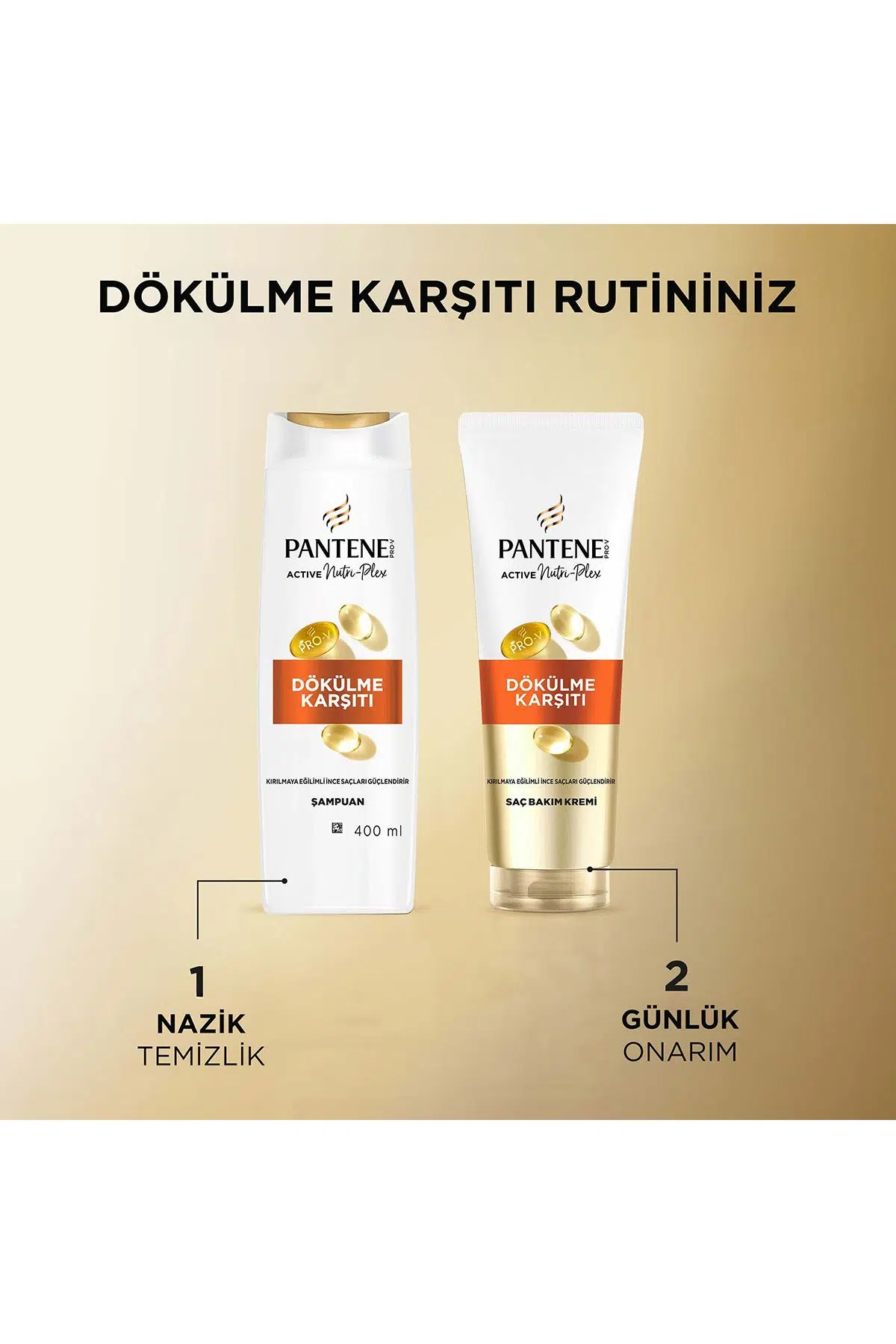 ماسک مو ضد ریزش پنتن Pantene مدل Dokulme Karsiti حجم 275 میل