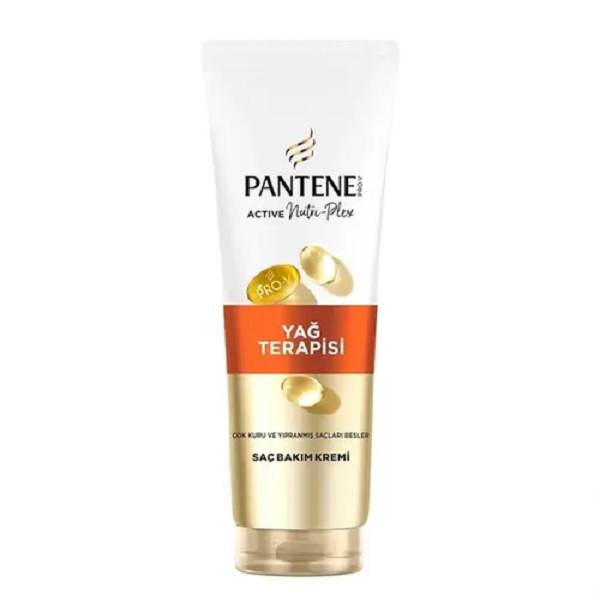 pantene-yag-terapisi-oil-therapy-hair-mask-275ml-masokala ماسک مو روغن تراپی مناسب موهای به شدت خشک و آسیب دیده پنتن Pantene مدل Yag Terapisi حجم 275 میل