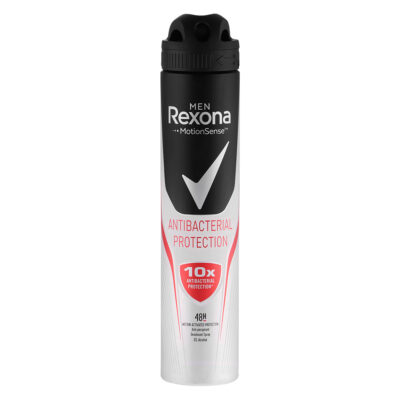 اسپری دئودورانت رکسونا Rexona مردانه مدل Antibacterial Protection اصل آرژانتین حجم 200 میل