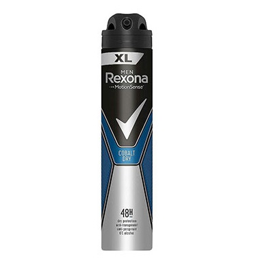 اسپری دئودورانت رکسونا Rexona مردانه مدل Cobalt Dry اصل آرژانتین حجم 200 میل