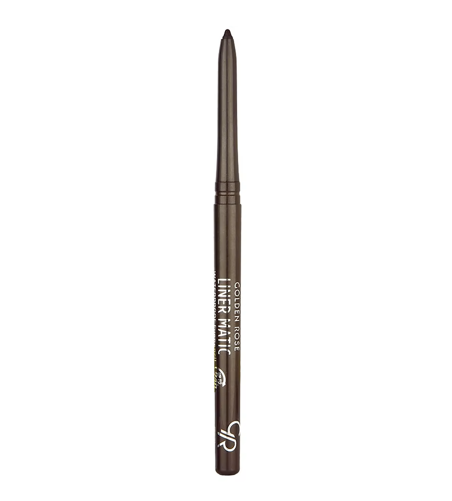 خط چشم ضد آب پیچی گلدن رز Golden Rose مدل Liner Matic رنگ Cacao Brown شماره 203