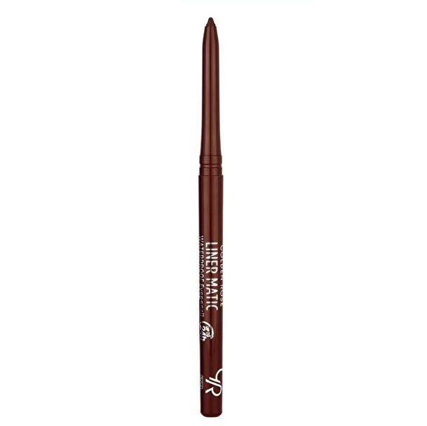 خط چشم ضد آب پیچی گلدن رز مدل Liner Matic رنگ Plum Berry شماره 206