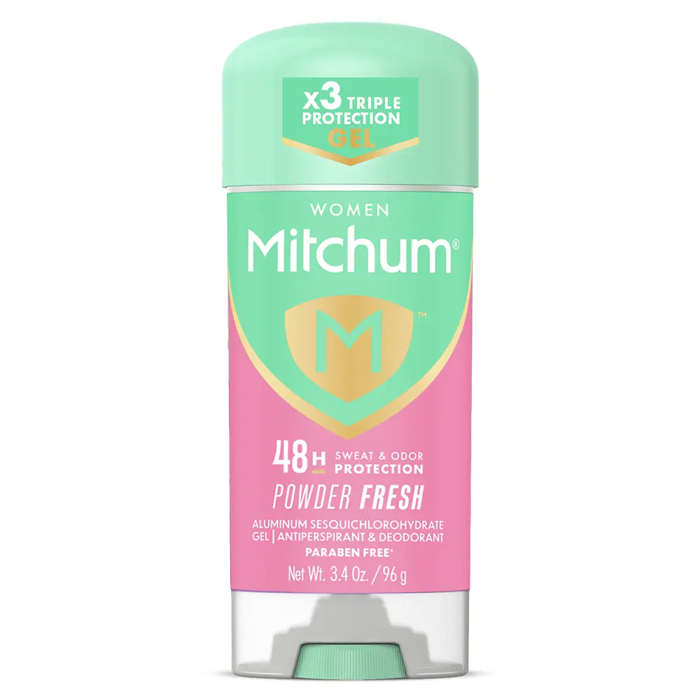 Mitchum Powder Fresh Gel Deodorant 96 gr مام ژله ای میچام Mitchum زنانه رایحه Powder Fresh
