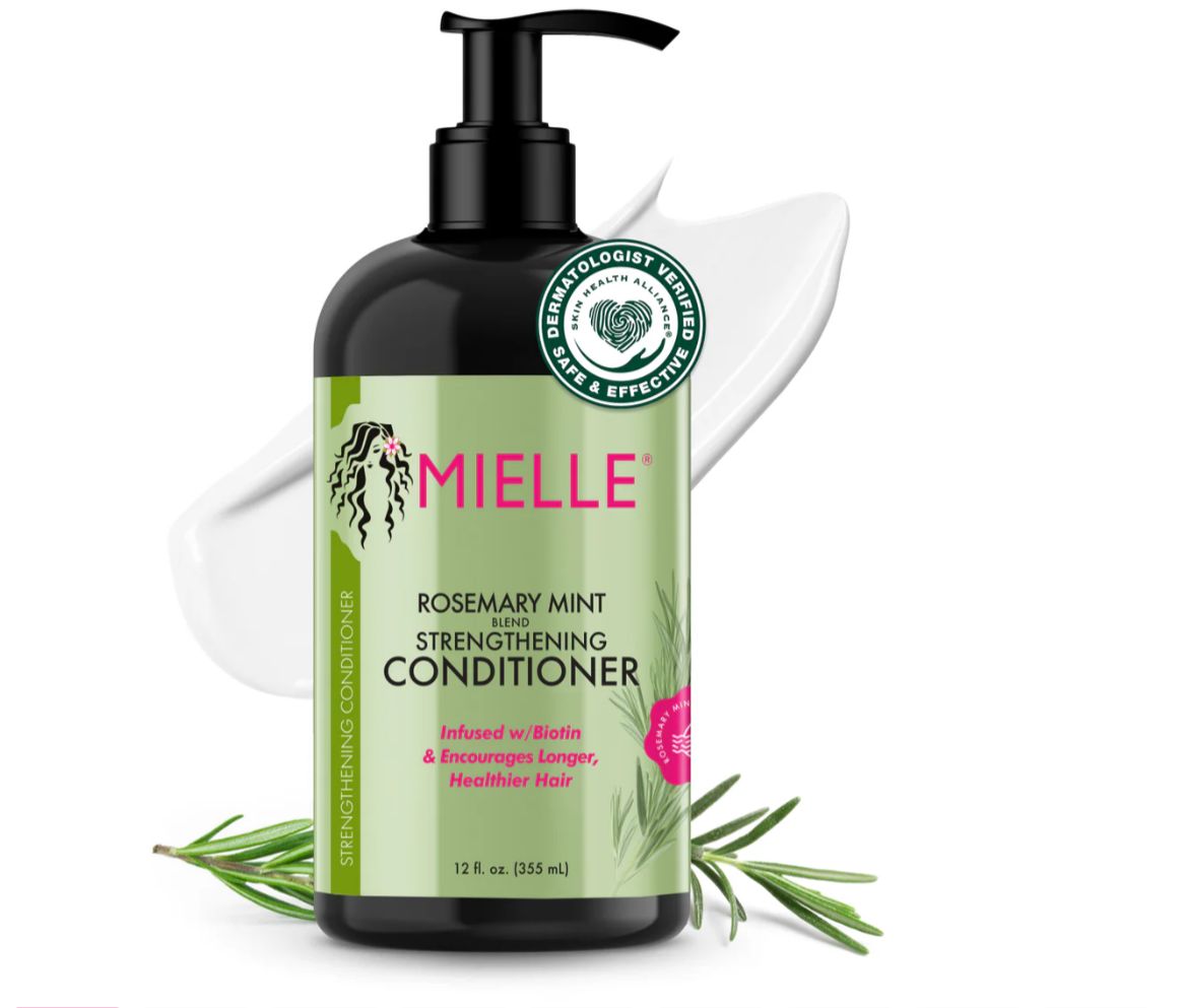 کرم موی بعد حمام ترمیم کننده و تقویت کننده میله Mielle حاوی رزماری و نعناع حجم 355 میل