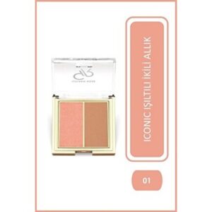 رژ گونه پودری دو عددی گلدن رز 01