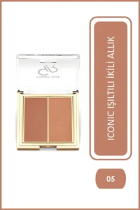 رژ گونه پودری دو عددی گلدن رز 05