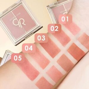 رژ گونه پودری دو عددی گلدن رز