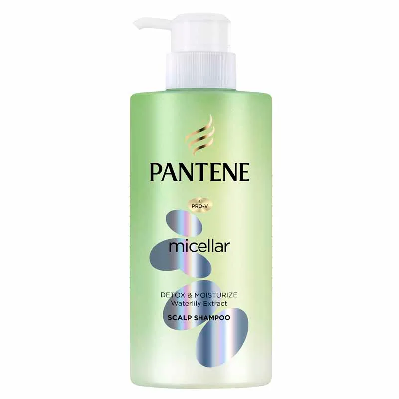 pantene-micellar-detox-and-moisturise-shampoo شامپو میسلار پنتن حاوی موار مرطوب کننده