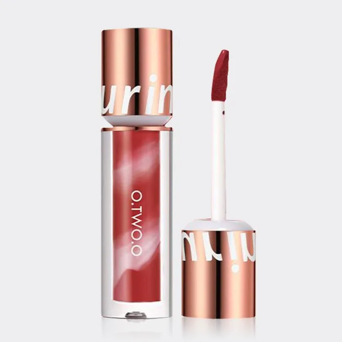 رژ لب مات و مخملی و ضد آب او توو O.two.o مدل Leopop Lipstick رنگ Apple Red شماره 05
