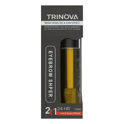ژل ابرو ترینووا Trinova حاوی روغن آرگان حجم ۱۲ میل