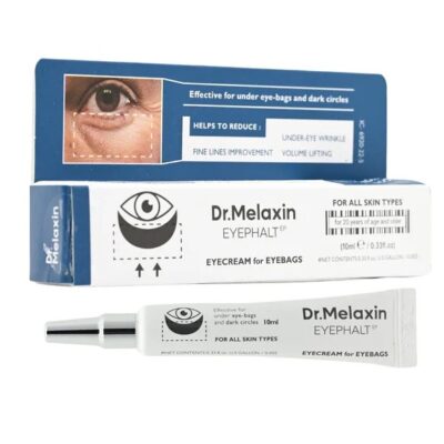 کرم دور چشم دکتر ملاکسین Dr.Melaxin مدل Eyephalt از بین برنده ی کیسه زیر چشمی, تیرگی و پف وزن 10 گرم