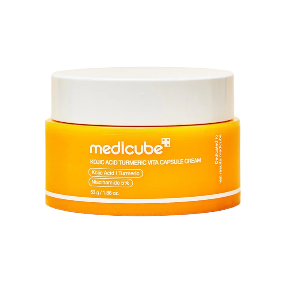 medicube-kojic-acid-turmeric-vita-capsule-cream کرم کپسولی کوجیک اسید مدی کیوب