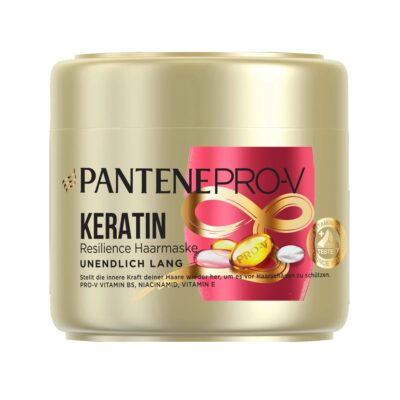 ماسک مو کراتین استحکام بخش پنتن Pantene مو های خشک و آسیب دیده مدل حجم 300 میل