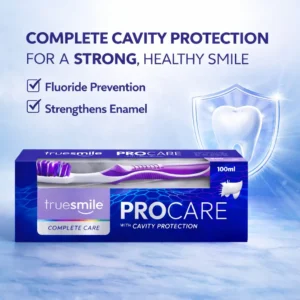 ست مسواک و خمیردندان ترو اسمایل مدل Complete Care