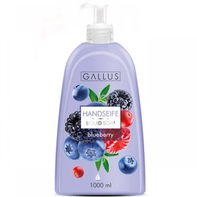 مایع دست گالوس Gallus رایحه بلوبری حجم ١ لیتر