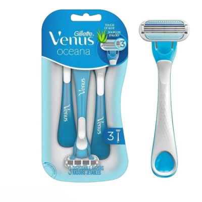 خودتراش زنانه ژیلت ونوس بسته 4 عددی 3 لبه