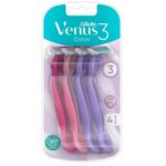 خودتراش زنانه ژیلت ونوس بسته 4 عددی 3 لبه