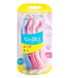 خودتراش زنانه ژیلت ونوس بسته 6 عددی 3 لبه