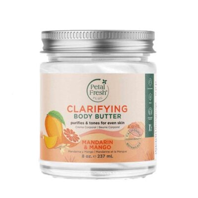 كره بدن پتال فرش Petal Fresh مدل Brightening حاوی روغن بادام و انبه حجم 237 میل