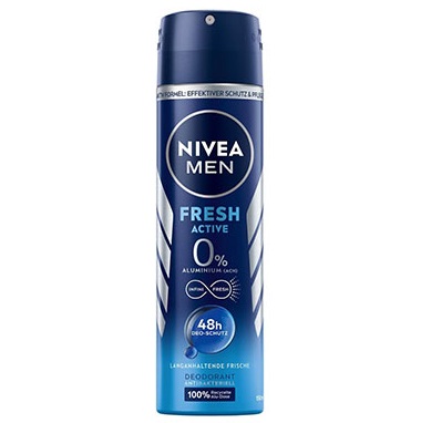 اسپری ضد تعریق نیوا Nivea مردانه مدل Fresh Active حجم 150 میل