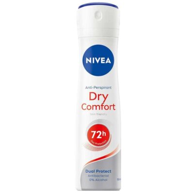 اسپری ضد تعریق نیوا Nivea زنانه مدل Dry Comfort حجم 150 میل