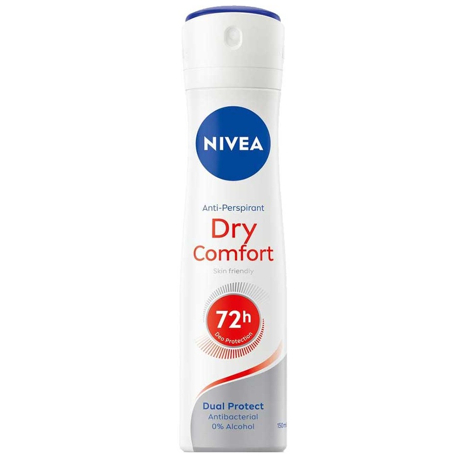 Nivea-dry-comfort اسپری ضد تعریق نیوا Nivea زنانه مدل Dry Comfort حجم 150 میل - Image 1