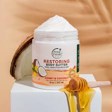 كره بدن پتال فرش Petal Fresh بازسازی کننده پوست مدل Restoring حاوی عسل و نارگیل حجم 237 میل