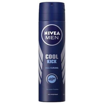 اسپری ضد تعریق نیوا Nivea مردانه مدل Cool Kick حجم 150 میل