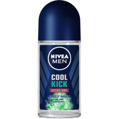 مام رولی نیوا Nivea مردانه مدل Cool Kick Freezy Green حجم 50 میل