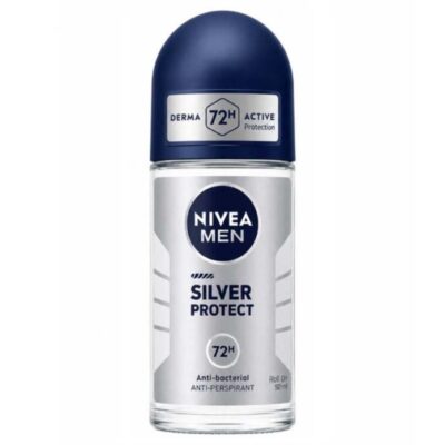 مام رولی نیوا Nivea مردانه مدل Silver Protect حجم 50 میل