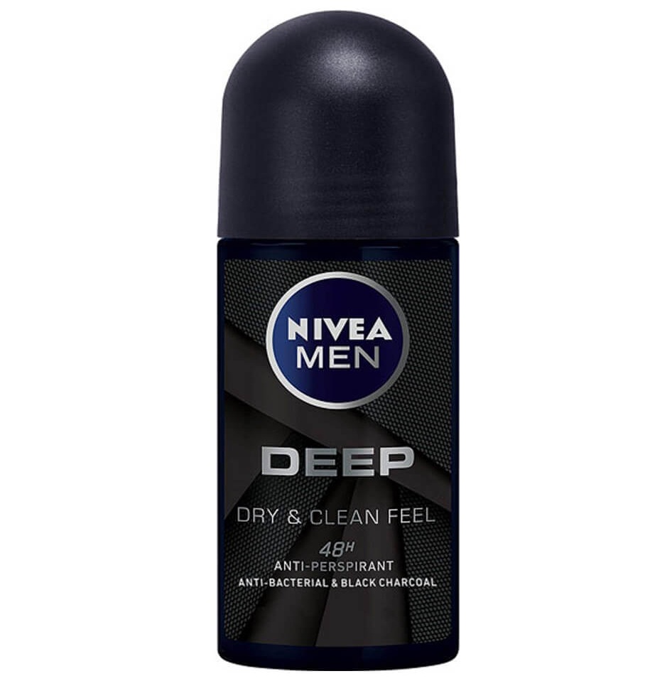 nivea-men-roll-on-deep مام رولی نیوا Nivea مردانه مدل Deep حجم 50 میل - Image 1