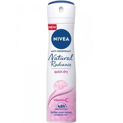 اسپری ضد تعریق نیوا Nivea زنانه مدل Natural Radiance حجم 150 میل