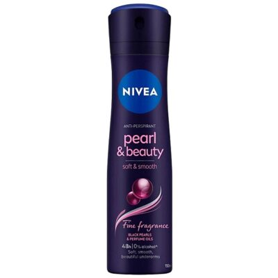 اسپری ضد تعریق نیوا Nivea زنانه مدل Pearl and Beauty Soft And Smooth حجم 150 میل