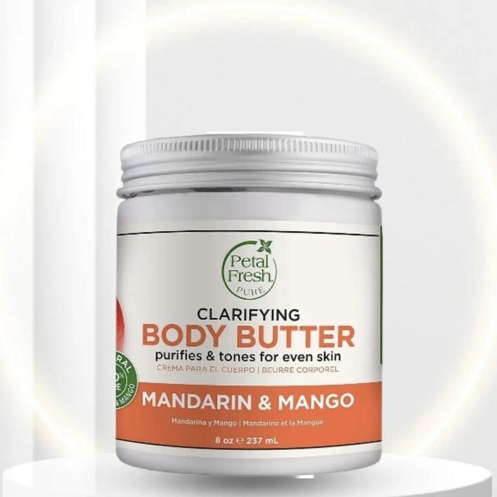 كره بدن پتال فرش Petal Fresh مدل Clarifying حاوی انبه و نارنگی حجم 237 میل