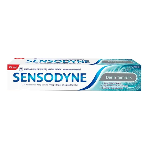 sensodyne-deep-clean-toothpaste-masokala.com خمیر دندان ضد سنسوداین مدل Deep Clean
