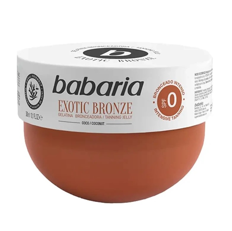 BRONZER-BABARIA-coco-300ml برنز كاسه اى باباريا Babaria حاوى عصاره نارگیل حجم 300 ميل