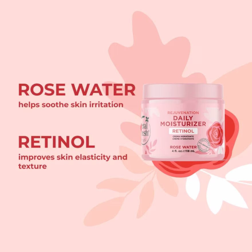 كرم مرطوب كننده پتال فرش Petal Fresh حاوی رتینول و گل رز حجم 118 میل