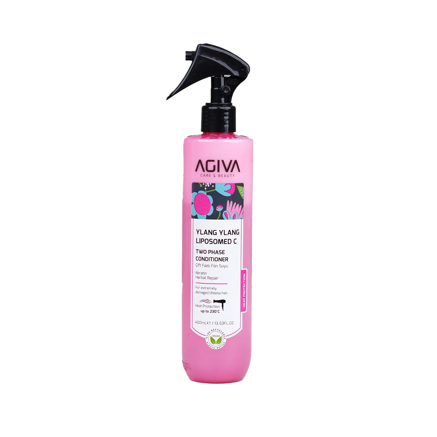 agiva-ylang-ylang-lipozom-c-pro-care-hair-wo-phase-conditioner-masokala.com سرم دو فاز ضد حرارت آگیوا Ylang Ylang حاوی ویتامین C