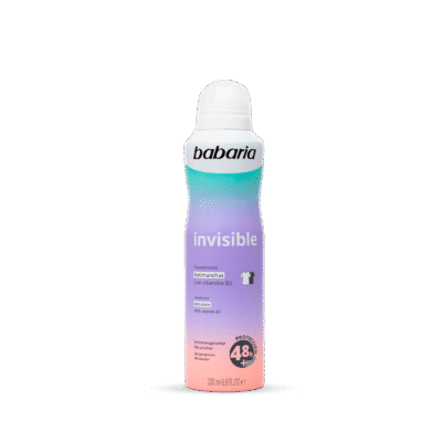 دئودورانت باباريا Babaria مدل Invisible حاوى ويتامين B3 حجم 200 میل