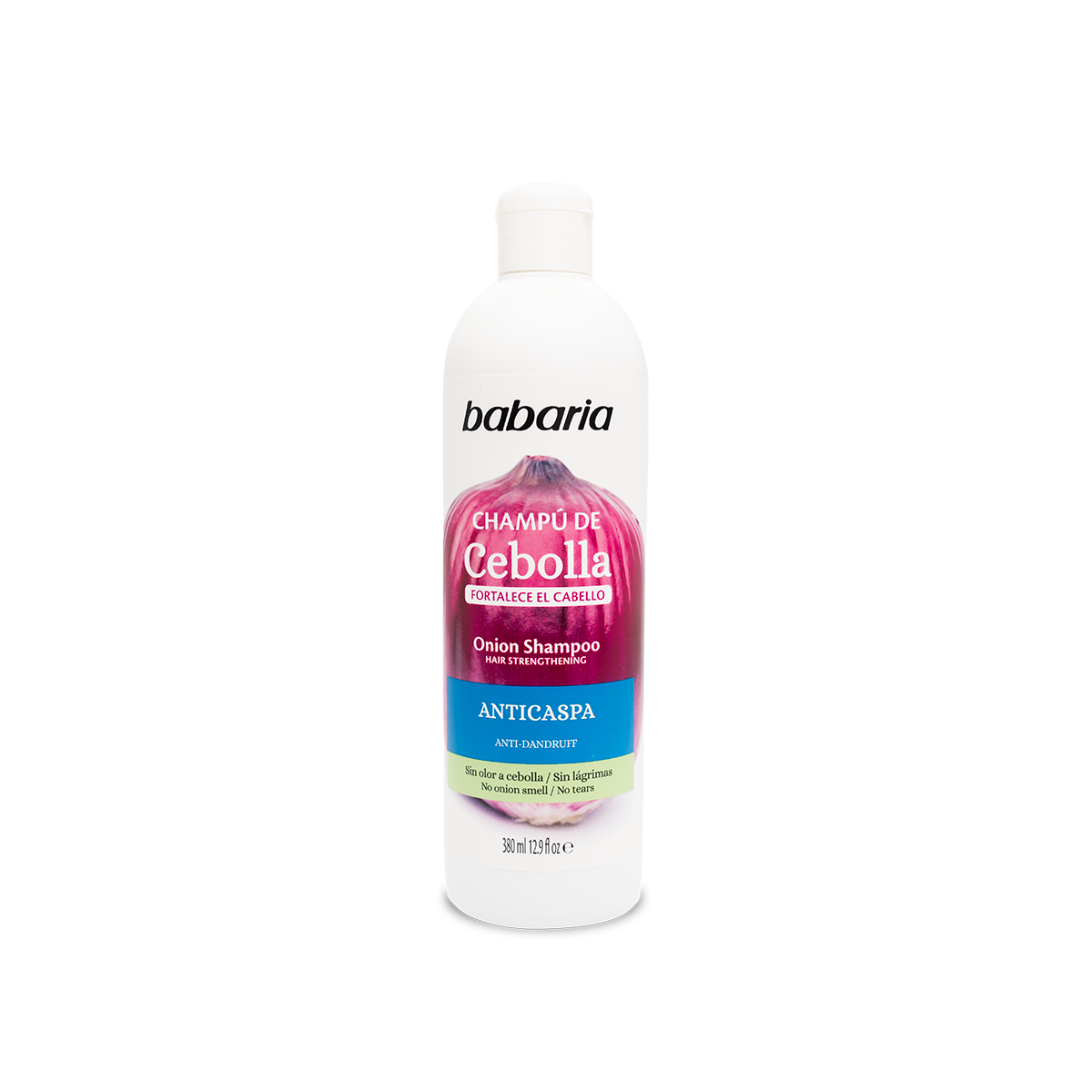 babaria-onion-anti-dandruff-shampoo-380ml-masokala.com شامپو ضد شوره باباریا Babaria حاوى عصاره پیاز حجم 380 میل