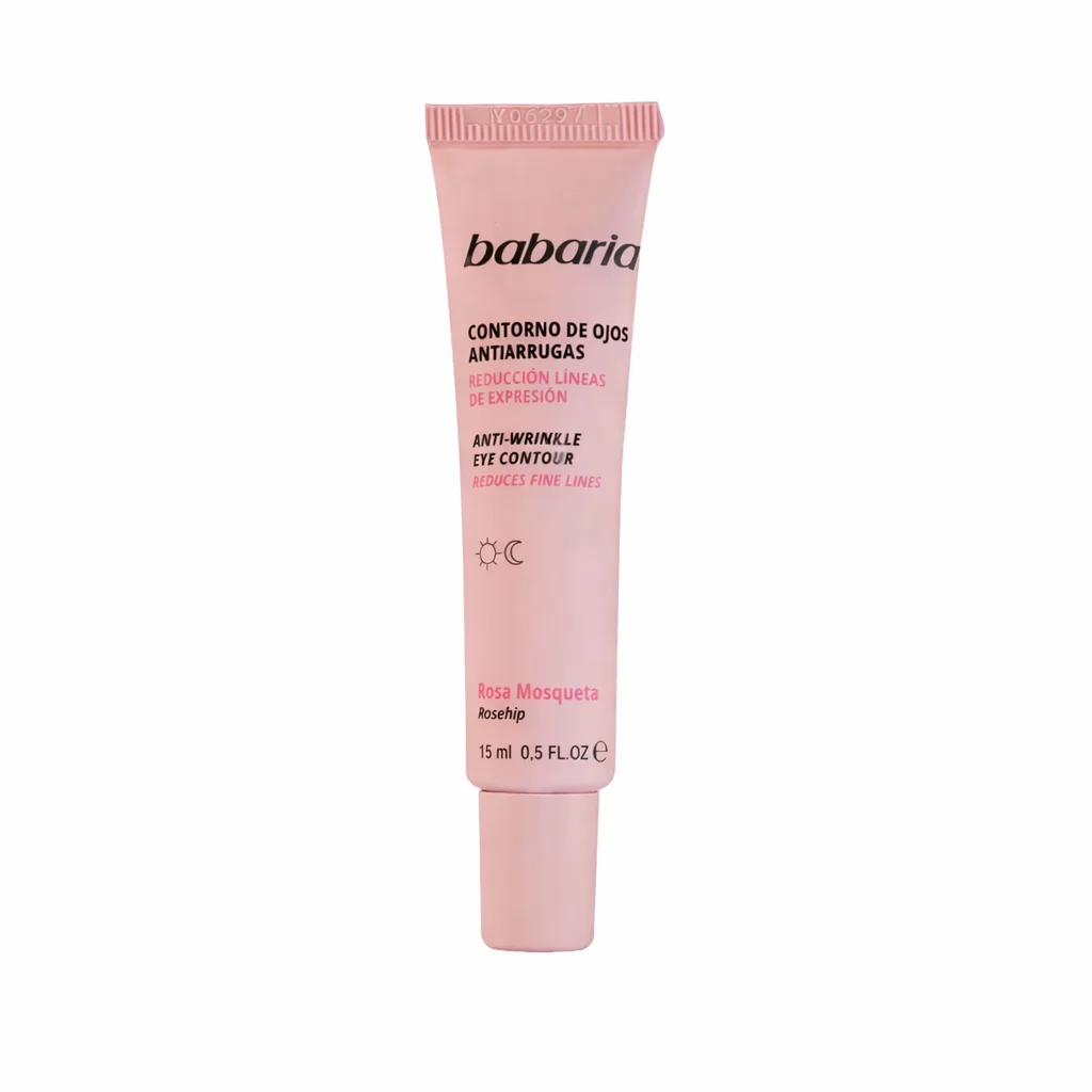 babaria-rose-eye-serum-15ml-masokala.com سرم دور چشم ضد چروک باباریا Babaria حاوی عصاره گل رز حجم 15 میل