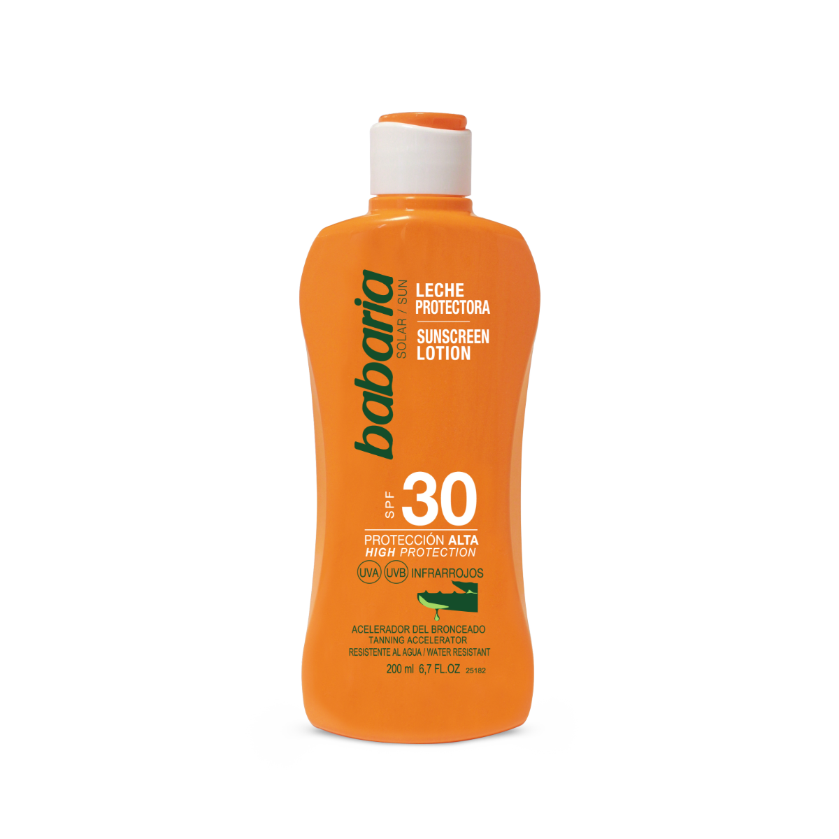 babaria-sunscreen-body-200ml-masokala.com ضد آفتاب باباریا Babaria حجم 200 ميل