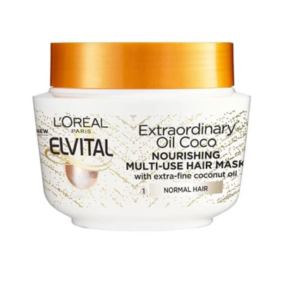 ماسک مو لورال Loreal مدل روغن نارگیل حجم 300 میل