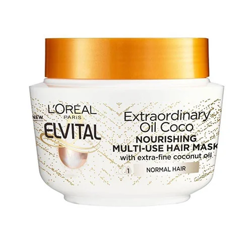 loreal-elseve-mucizevi-yag-hair-mask-300ml1 ماسک مو لورال Loreal مدل روغن نارگیل حجم 300 میل - Image 1