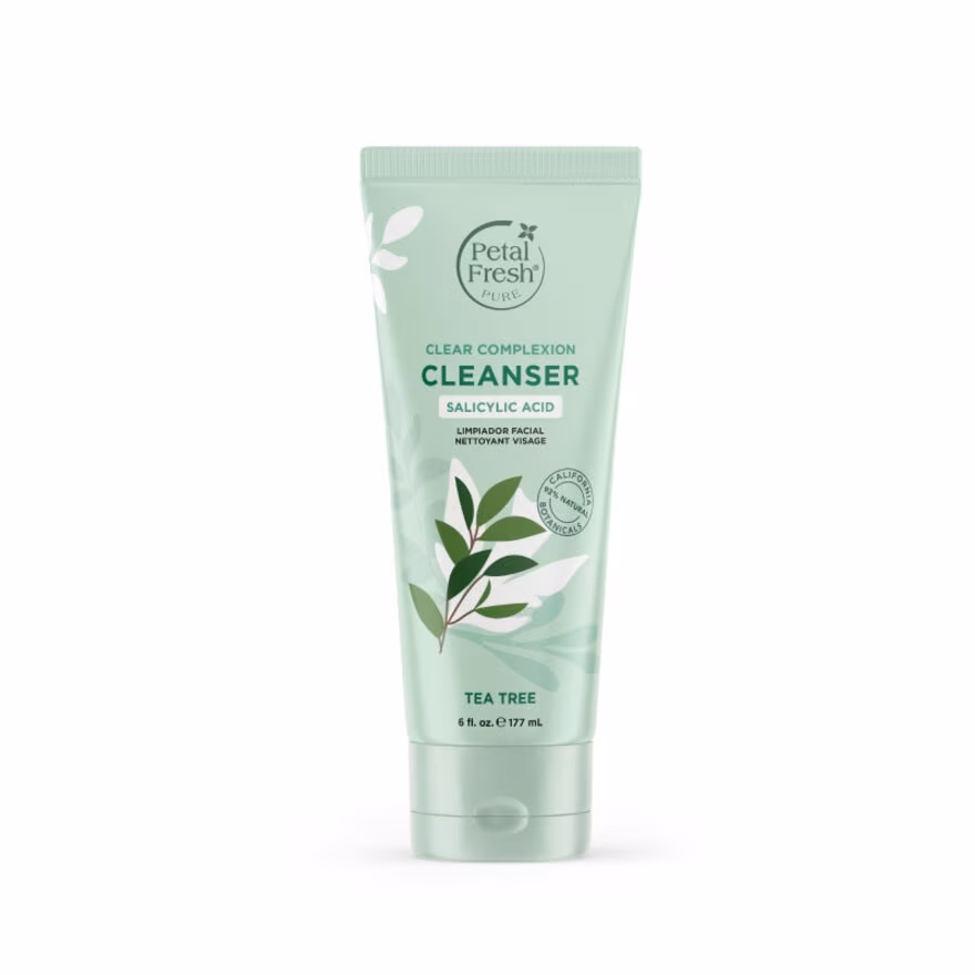 petal-fresh-tea-tree-face-wash-gel-177ml-masokala.com ژل شستشوی صورت پتال فرش Petal Fresh حاوى عصاره درخت چای حجم 177 میل