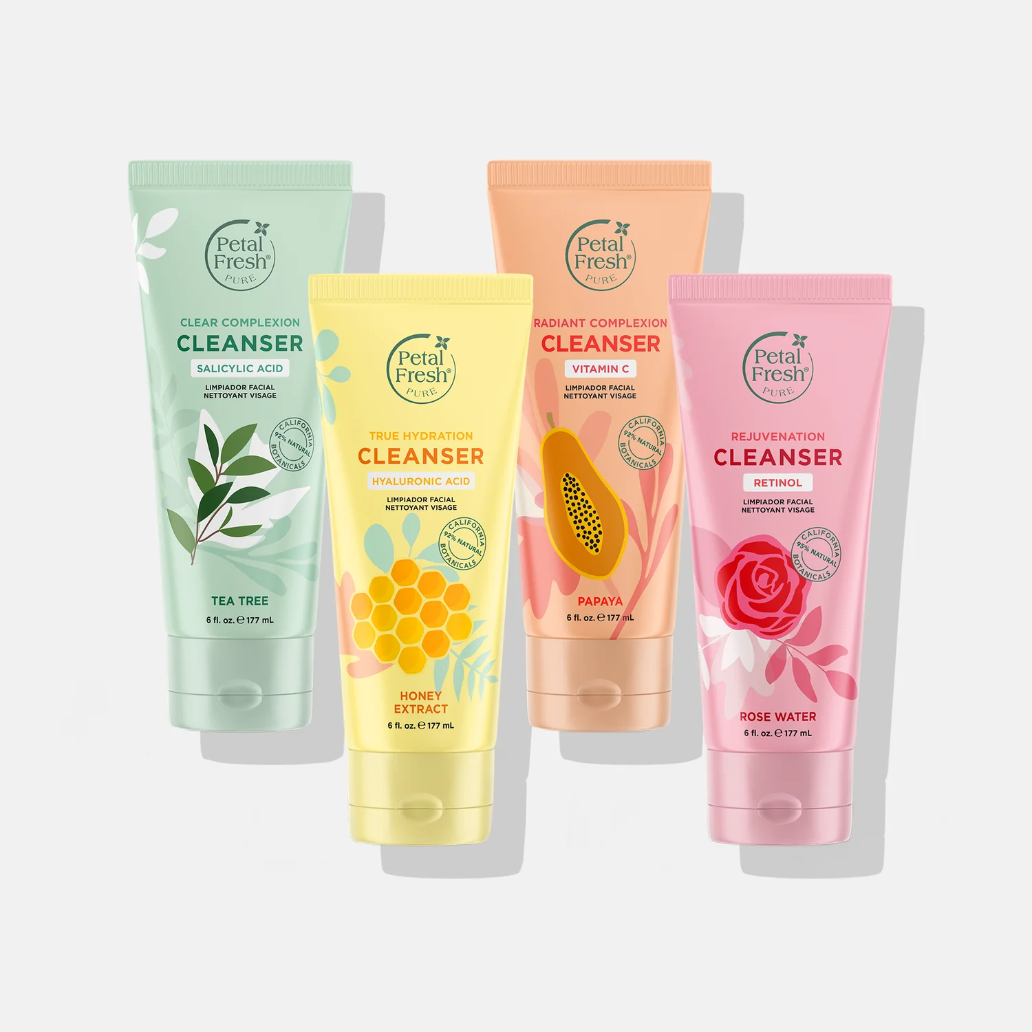 ژل شستشوی صورت پتال فرش Petal Fresh حاوى عصاره درخت چای حجم 177 میل