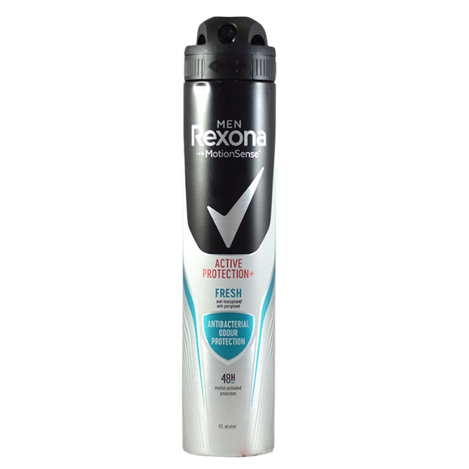 rexona-fresh-72h-8886304600113 اسپری دئودورانت رکسونا Rexona مردانه مدل Active Protection Fresh اصل ایتالیا حجم 200 میل - Image 1